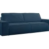 Best Vierzits Slaapbank Amelia Van Pascal Morabito - Ribfluweel - Blauw Vierzitsbank