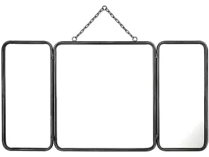 Cheap Vintage-Spiegel In 3 Delen Ceronne - B60 X H112 Cm - Metaalgrijs Spiegel