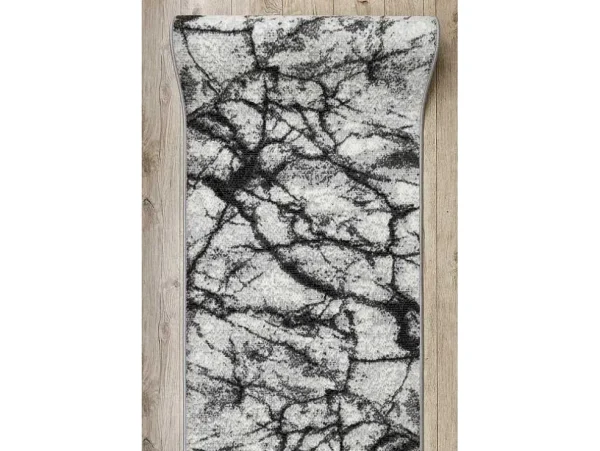 Shop Vloerbekleding Bcf Morad Marmur Marmer Grijs 80 Cm 80X360 Cm Gangtapijt