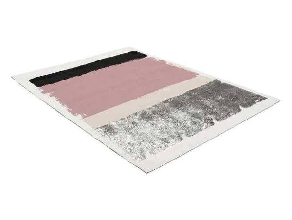 Hot Vloerkleed 160 X 230 Cm - Roze, Grijs En Wit - Camden Groot Tapijt