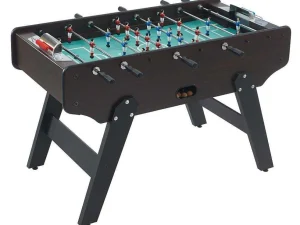 Flash Sale Voetbaltafel Van Mdf Met Eiken Effect - B153 X D77.6 X H96 Cm - Donker Naturelkleur - Edinson Spel Voor Binnen