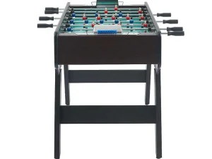 Flash Sale Voetbaltafel Van Mdf Met Eiken Effect - B153 X D77.6 X H96 Cm - Donker Naturelkleur - Edinson Spel Voor Binnen