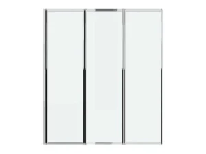 Cheap Vouwbaar Badscherm In Metaal Chroom 120 X 140 Cm District Badscherm