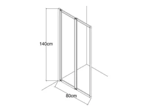 Outlet Vouwbaar Badscherm In Metaal Matzwart Industriele Stijl 80 X 140 Cm District Badscherm