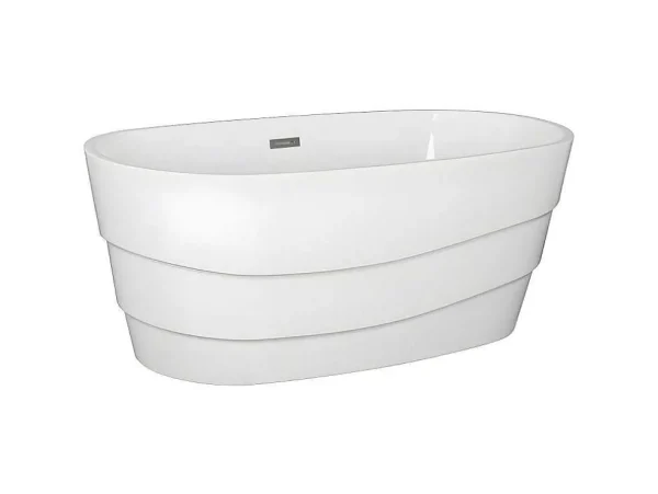 Cheap Vrijstaand Designbad - 200 L - 150 X 72 X 58 Cm - Wit - Dominika Vrijstaand Bad