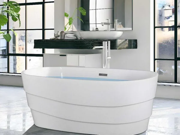 Cheap Vrijstaand Designbad - 200 L - 150 X 72 X 58 Cm - Wit - Dominika Vrijstaand Bad
