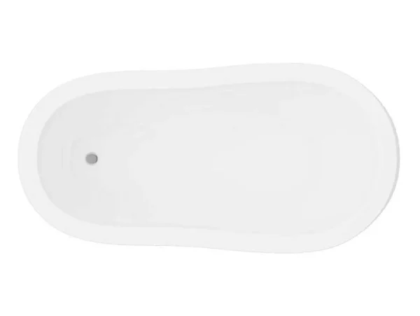 Cheap Vrijstaand Retrobad Met Gouden Leeuwenpoten - 200 L - 145 X 74 X 77 Cm - Wit - Nisos Ii Vrijstaand Bad Op Pootjes