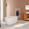 Discount Vrijstaande Badkuip - 178 L - 150 X 75 X 58 Cm - Wit - Adrina Vrijstaand Bad