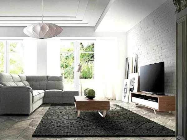 Cheap Walnoot En Wit Tv-Meubel 3046 Tv-Meubel