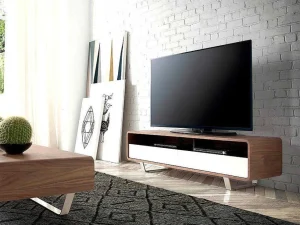 Cheap Walnoot En Wit Tv-Meubel 3046 Tv-Meubel