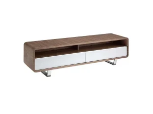 Cheap Walnoot En Wit Tv-Meubel 3046 Tv-Meubel
