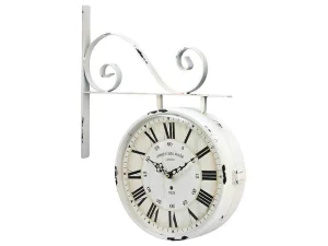 Outlet Wandklok Met Dubbele Zijde Faubourg Van Ijzer - L34 X H41,5 Cm Wandklok