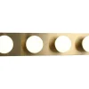 New Wandlamp Voor Badkamer Met Ledverlichting Van Metaal, 4 Spots - L40 Cm - Goudkleurig - Morley Wandlamp
