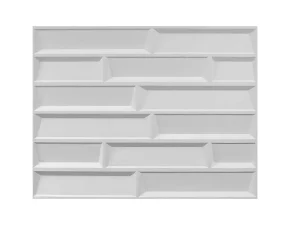 New Wandpaneel 3D Great Om Te Verven - Pak Van 3 M - Set Van 6 Stuks Wandpaneel