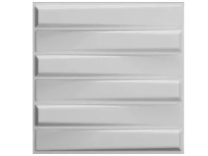 Best Wandpaneel 3D Strait Om Te Verven - Set Van 12 Stuks, 3M Wandpaneel
