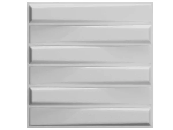 Best Wandpaneel 3D Strait Om Te Verven - Set Van 12 Stuks, 3M Wandpaneel
