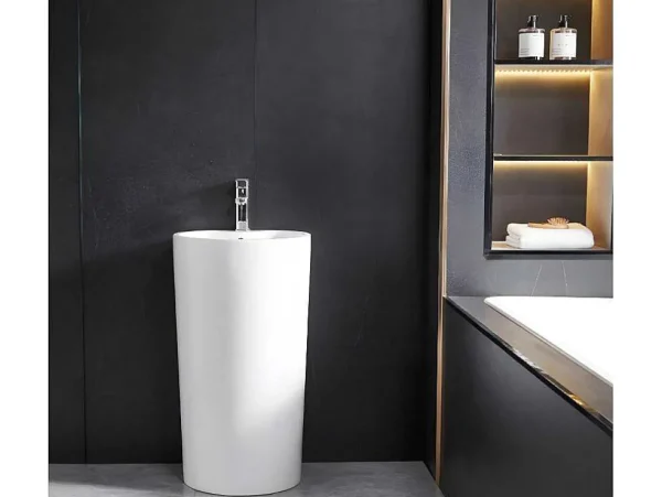 Fashion Wastafel Op Cylindrische Voet Totam Wastafel