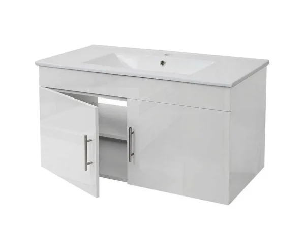 Cheap Wastafelonderbouw Mcw-D16, Wit Wastafelmeubel