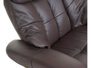 Online Windsor Xxl Relaxfauteuil Met Kruk, Bruin, Natuurlijk Bruin Fauteuil Leer