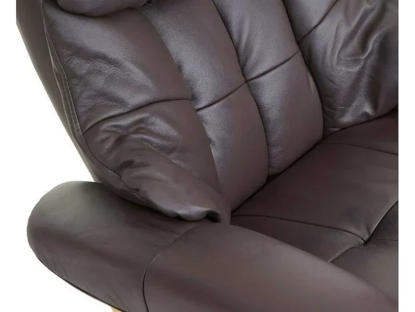 Online Windsor Xxl Relaxfauteuil Met Kruk, Bruin, Natuurlijk Bruin Fauteuil Leer