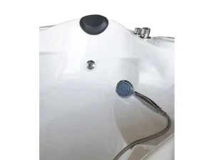 Cheap Witte Hottub 150 X 150 Cm Voor 2 Personen 6 Jets Anemoon Massagebad