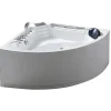 Outlet Witte Hottub Voor 1 Persoon 135 X 135 Cm 6 Jets Sage Massagebad