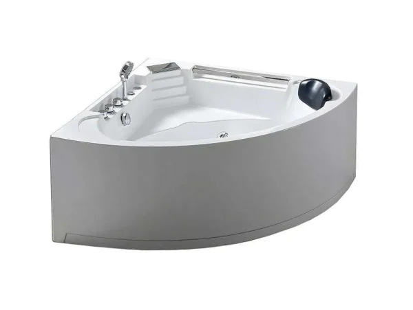 Outlet Witte Hottub Voor 1 Persoon 135 X 135 Cm 6 Jets Sage Massagebad