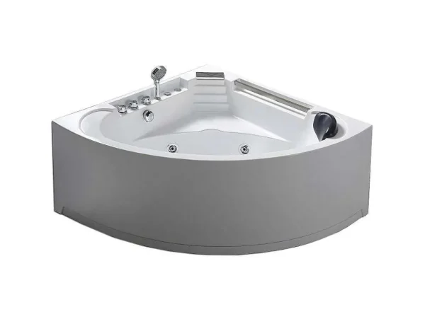 Outlet Witte Hottub Voor 1 Persoon 135 X 135 Cm 6 Jets Sage Massagebad