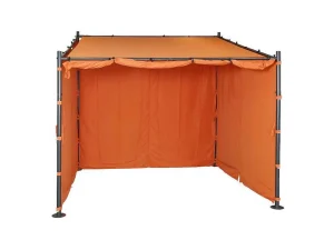 Cheap Zijwand Pergola Mcw-A22 Set Van 4, Terracotta Prieel, Pergola, Gazebo En Kiosk