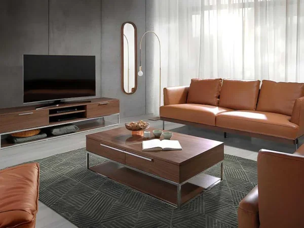 Discount 3-Zitsbank Bekleed In Bruin Leer 6171 2En 3-Zitsbank