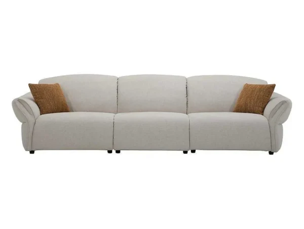 Clearance 4-Zitsbank Van Beige Stof Bodura Vierzitsbank