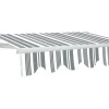 Sale Zonnewering Paleas - Handmatig - 3,95 X 2,5M - Grijs En Wit Buitenzonwering