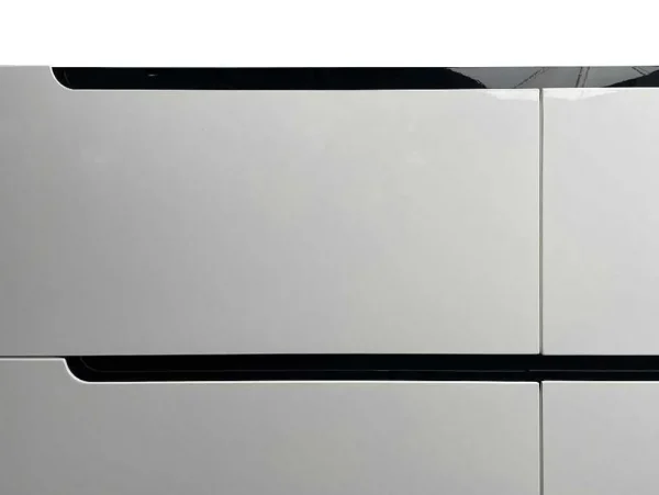 Best Sale Zwevend Wastafelmeubel Met Dubbel Inbouwbekken - Wit - 120 Cm - Selita Dubbele Wastafel