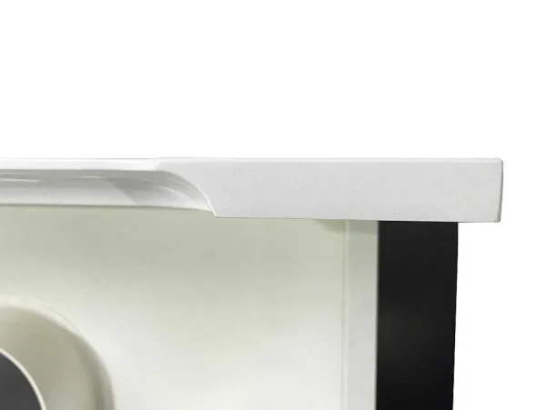 Best Sale Zwevend Wastafelmeubel Met Dubbel Inbouwbekken - Wit - 120 Cm - Selita Dubbele Wastafel